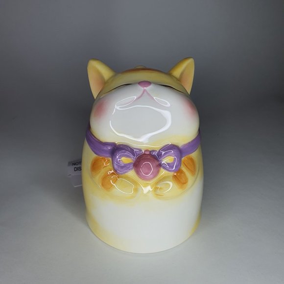 Topsy Turvy Upside Down Yellow Calico Cat Mug - NWT - Picture 3 of 8